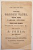 Another image of CATALOGUE OF CAST-IRON GARDEN VASES, by (JONES J.)
